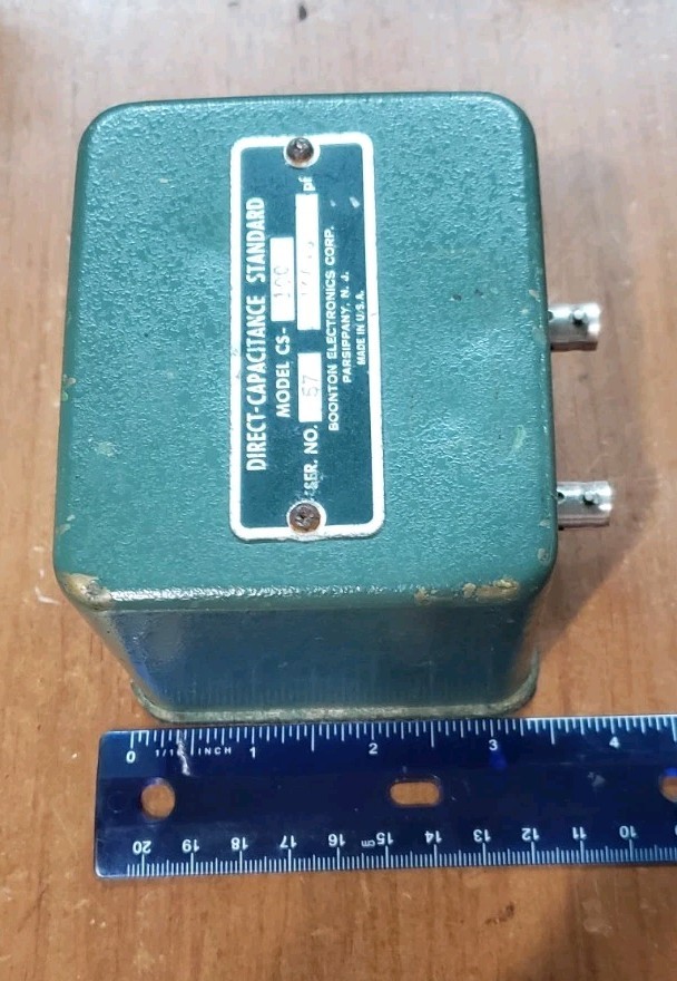 BOONTON CS-100 CAPACITANCE STANDARD, 100.0pF