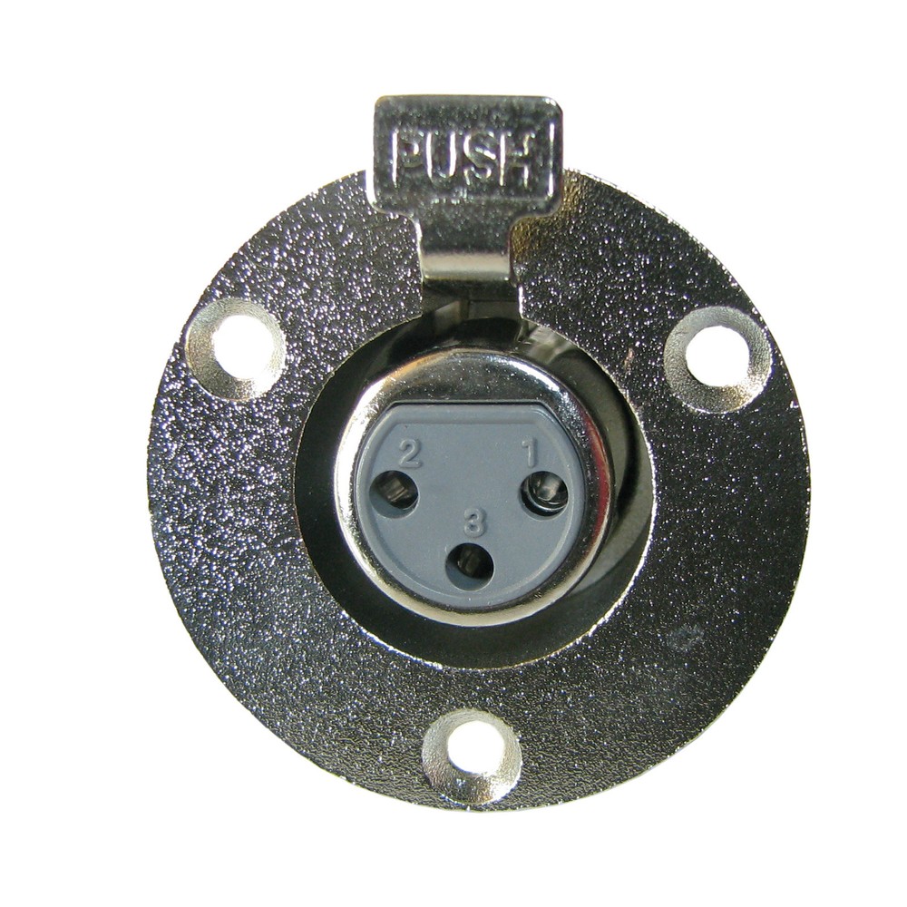 3pin female XLR BOX SURFACE PANEL MOUNT JACK PLUG microphone mic cable CONNECTOR