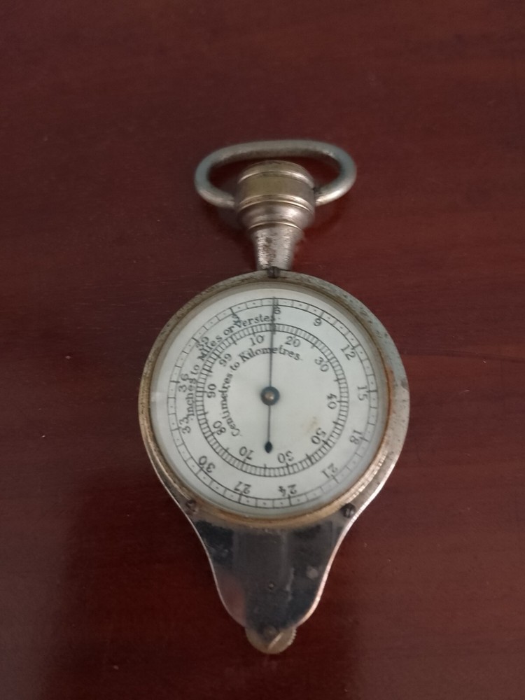 Antique Opsimeter Map Measure by Henri Chatelaine