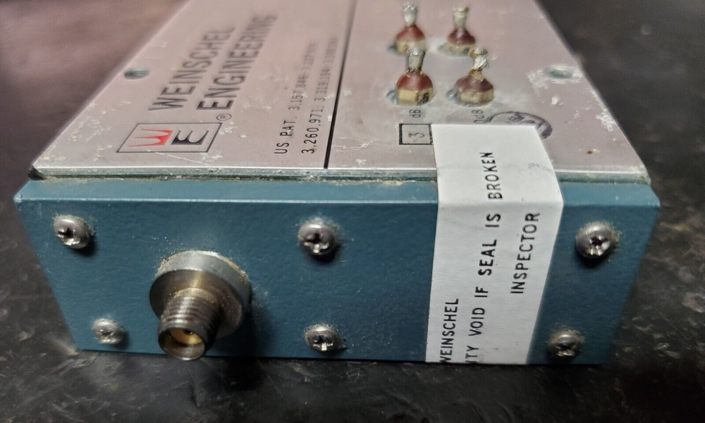 Weinschel AF-144-45-11 Binary Step Attenuator 3, 6, 12, & 24 dB TESTED BAD!