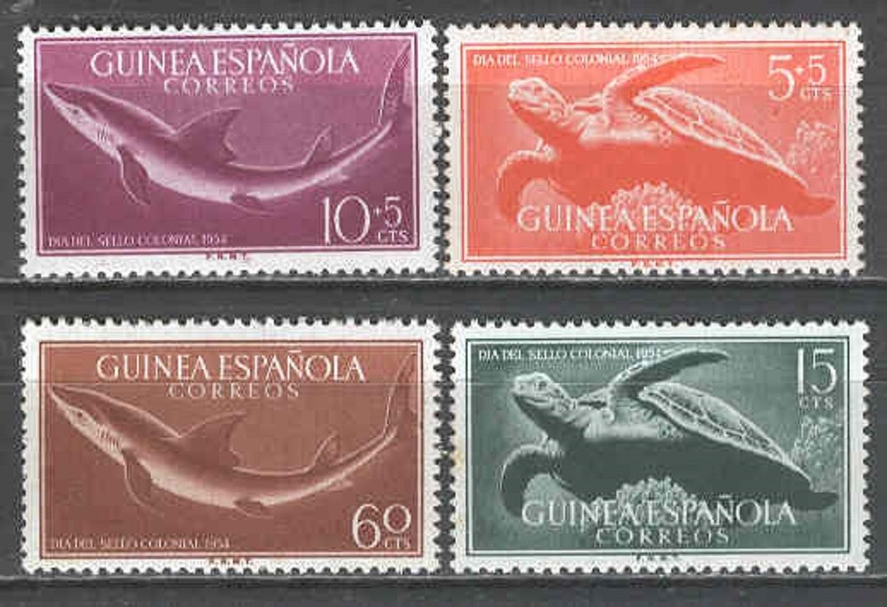 GUINEA Edifil # 338/341 ** fish / fish