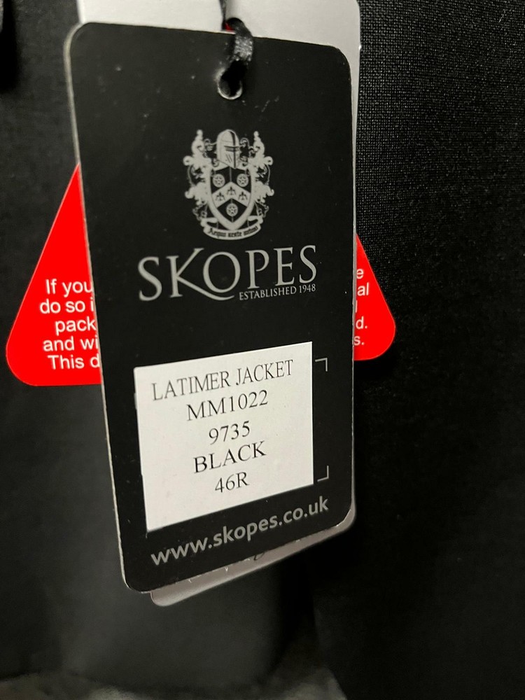 Skopes Latimer Dinner Jacket Black 46R TD024 FF 04
