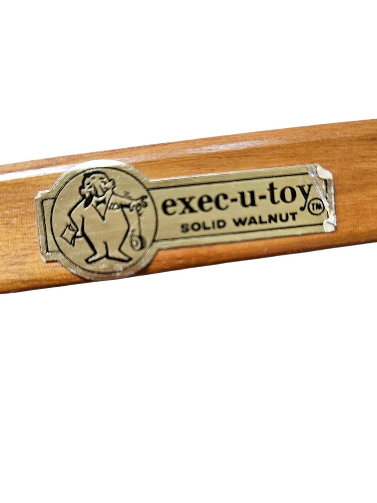 Vintage King Size Bottle Opener Exec U Toy Solid Walnut Large Bar Tool 24"