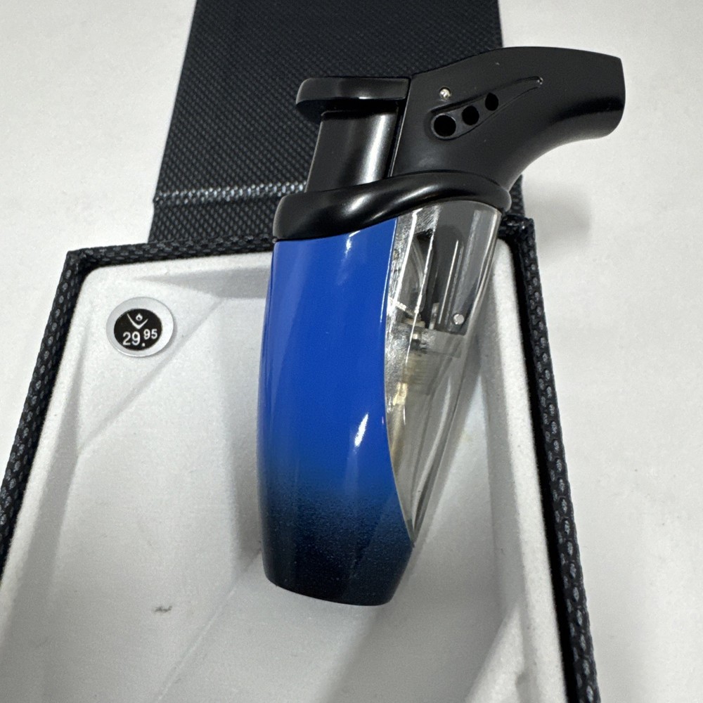 Vector Volt - Single Jet Cigar Lighter - Blue - New