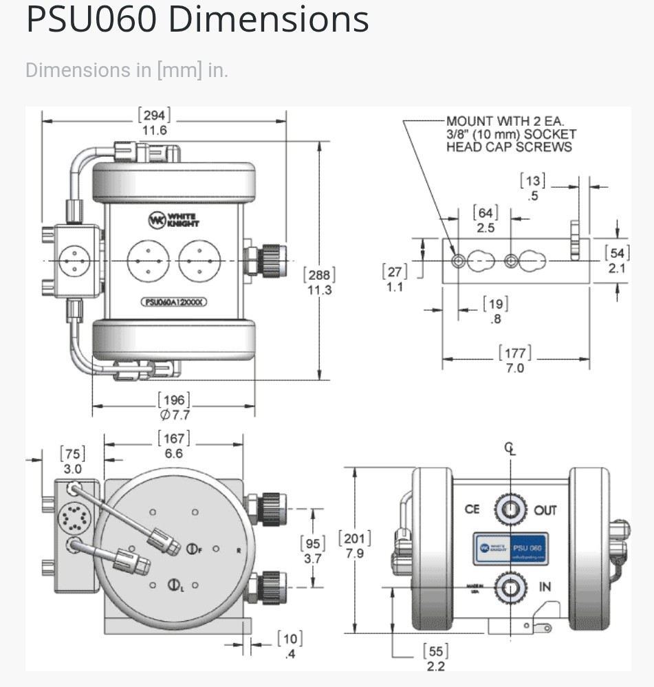White Knight PSU060F-P12 Pump, *NEW, IN OEM PACKAGING*