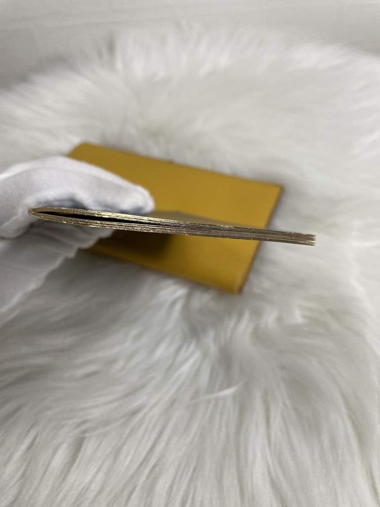 Hermes Notebook Cover Yellow Leather With Blue Notebook Authen