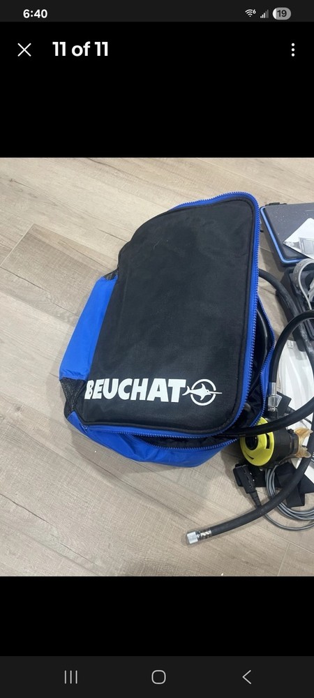 Beuchat Requlator W/ Cocrhen Gemini Dive Computer