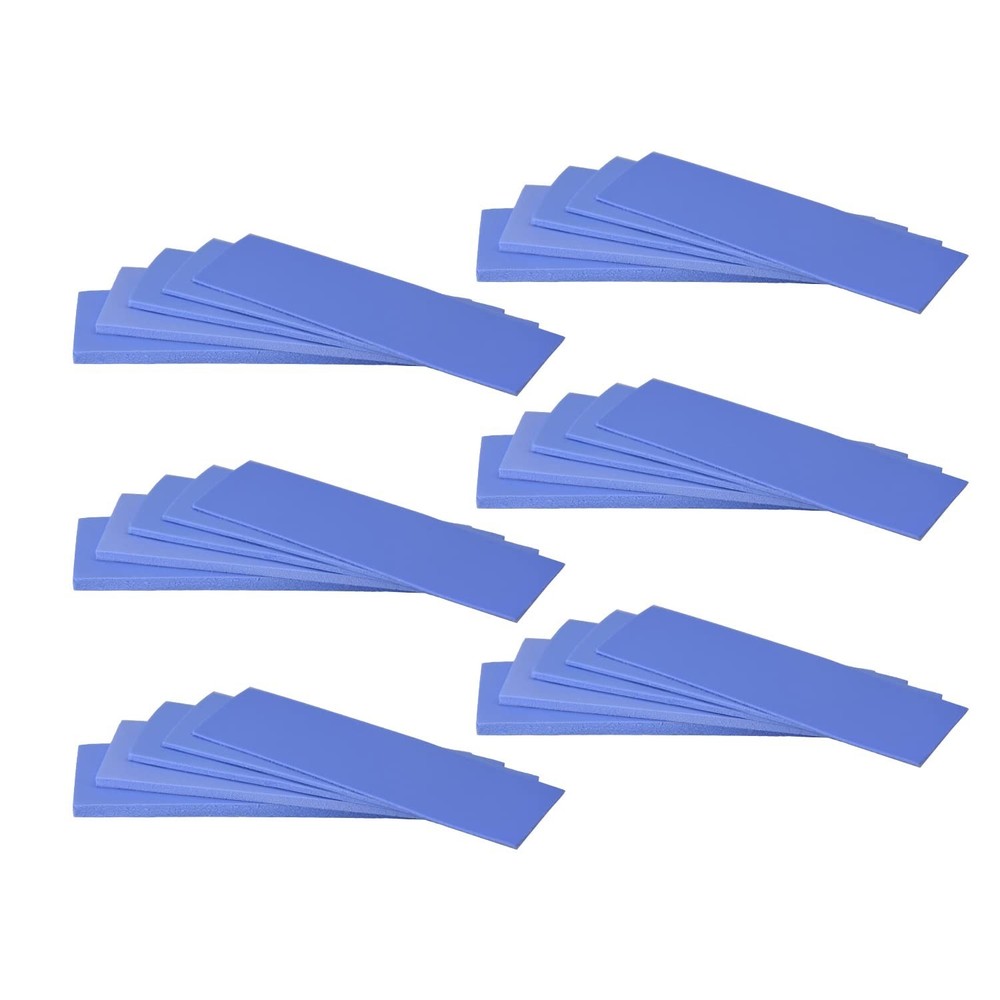 30 Pack Thermal Pads Set Multi Thickness Soft Self-Adhesive for Electronics Cool