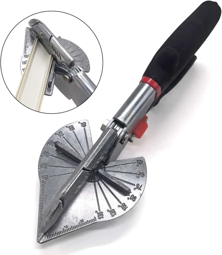 Multi Angle Miter Shear Cutter Hand Tools,45-135 Degree Adjustable Angle Scissor