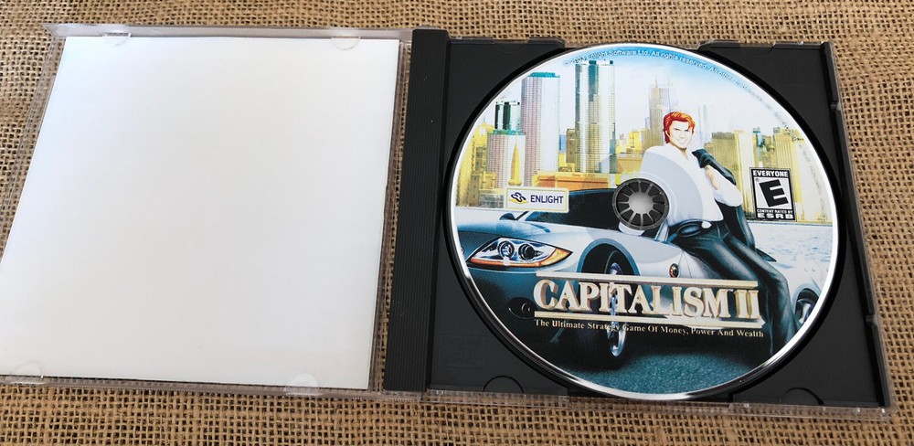 Capitalism II (PC CD-ROM) Strategy Business Simulation Game Tested Complete