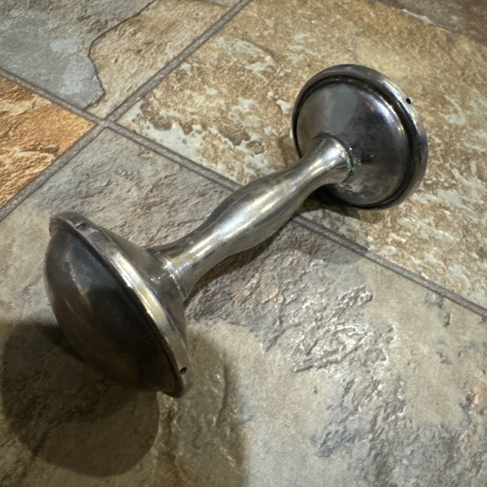 Vintage Antique Silver Plated Baby Rattle