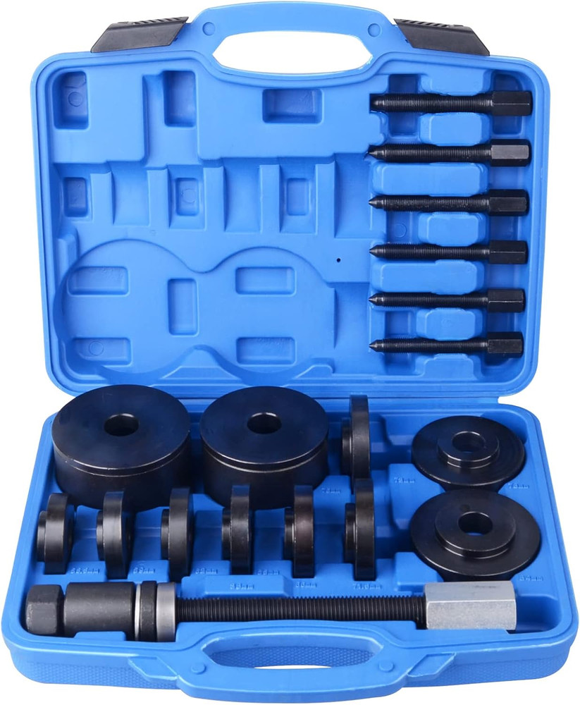 19Pcs Front Wheel Drive Bearing Removal Tool Bundle Slide Hammer Puller Set Kit