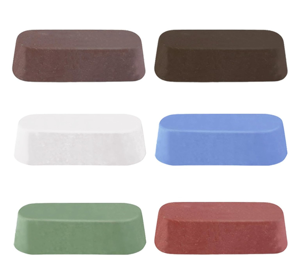 6 Pcs Metal Buffing Polishing Compound for Buffing Wheel, Buffing Wheel Compound