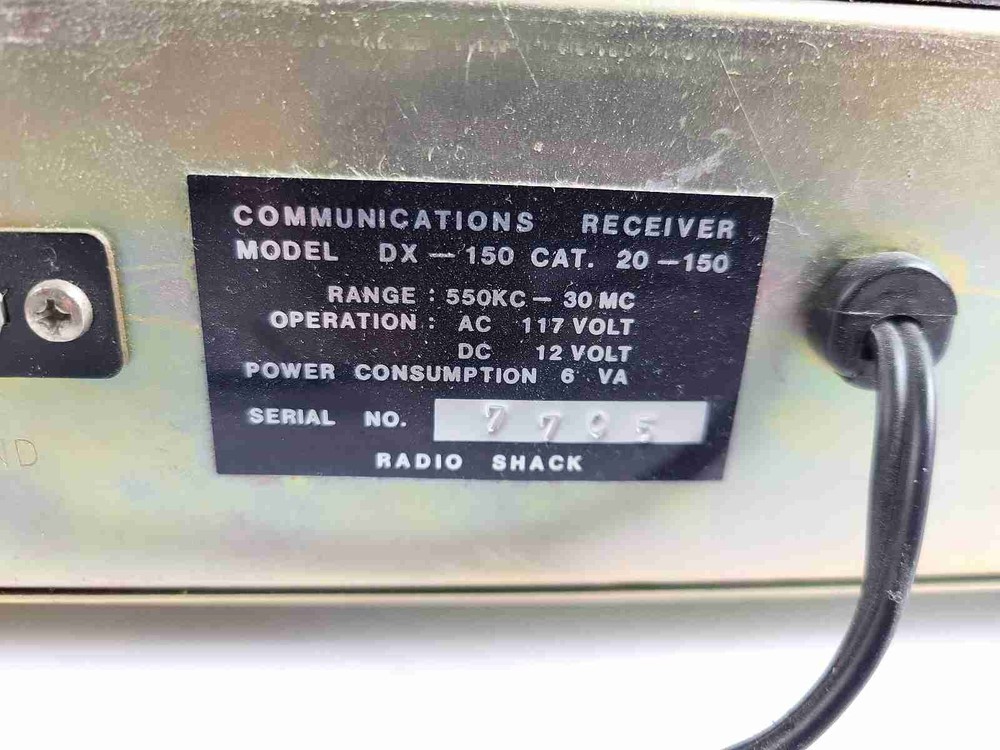 Realistic DX-150 Solid State Communicator With SP-150 Speaker & Headset