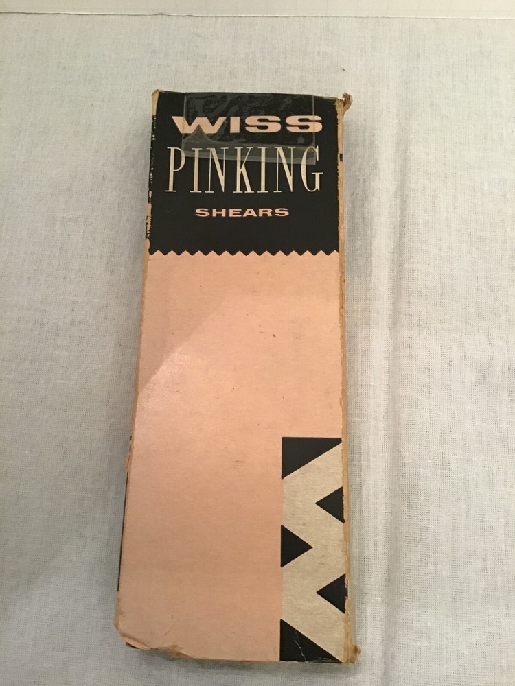 Vintage Wiss CB-7 Pinking Shears, Original Box