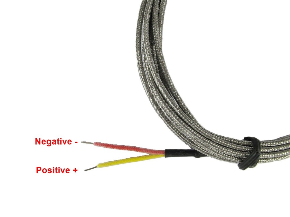 Blue LED Gauge Temperature Combo Kit with 90° Bend Temperature Sensor in ℃ or ℉