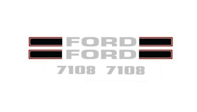 Ford Tractor Loader Decal kit 7108 Graphics Stickers Set Emblem L@@K