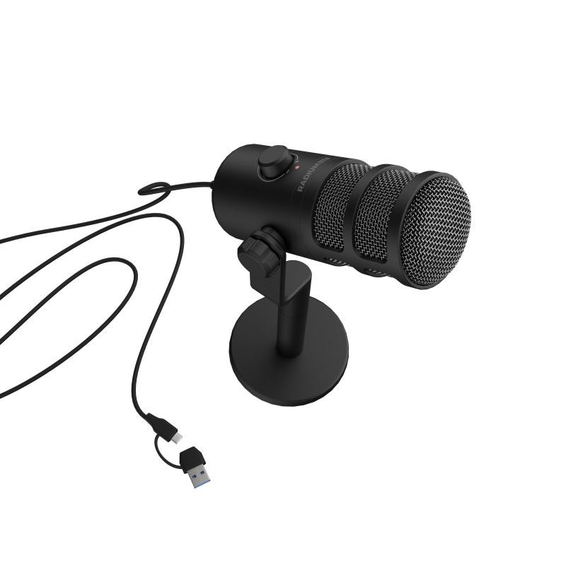 GENESIS Radium 350D Black Microphone for PC