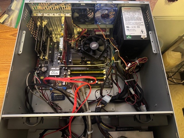 Cutomized X86 based Linux Suse10.1 Server system w/ 2 Raid drives in 4U Chassis
