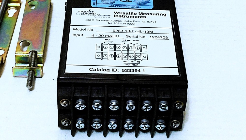VERSATILE 9283-10-E-HL13M PANEL METER 1204705 / 0 - 115 C SCALE