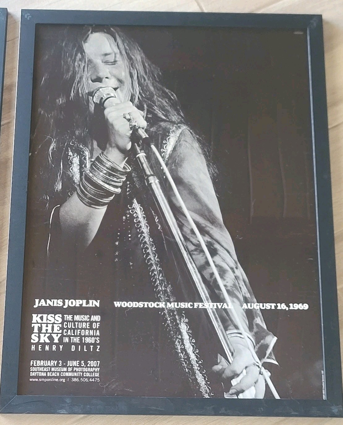 (2) Jimi Hendrix & Janis Joplin Posters! Authentic 2007 Henry Diltz Images! Rare