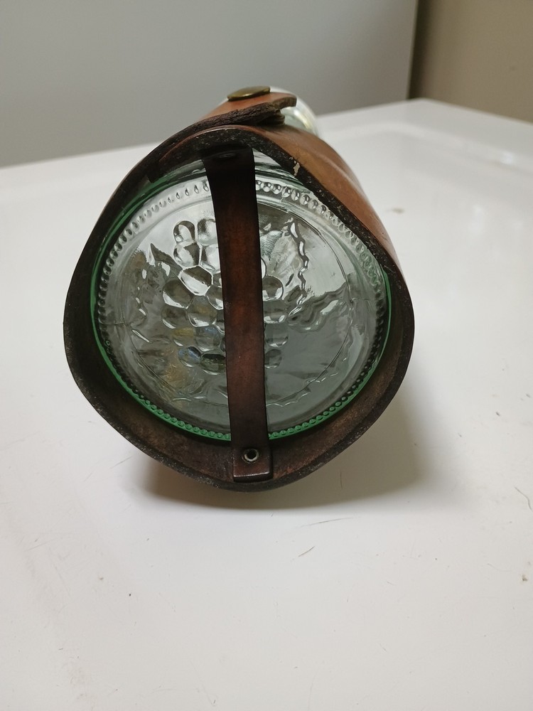 Leather Wrapped Wine Bottle