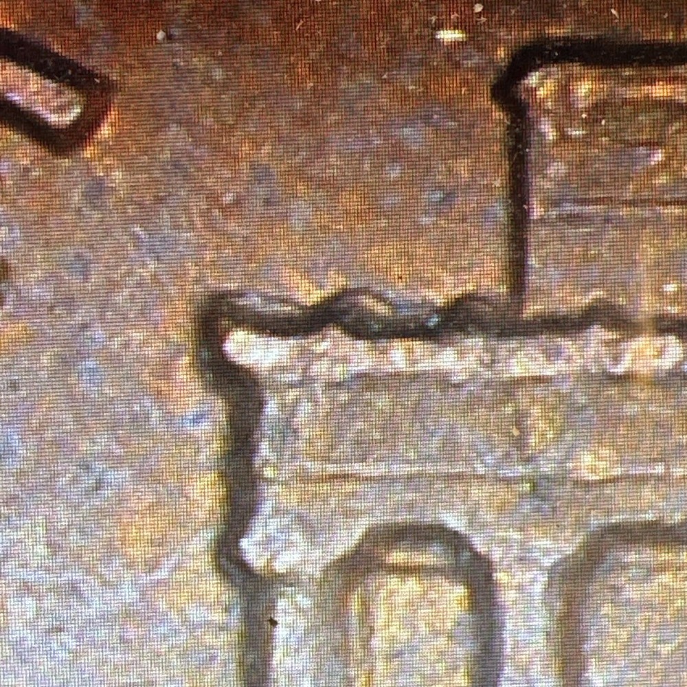 1964 Lincoln Memorial Cent Machine Doubling On Reverse Error!