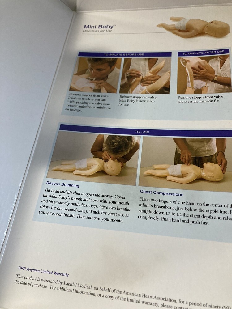 American Heart Association Infant CPR Anytime Personal Learning Program DVD