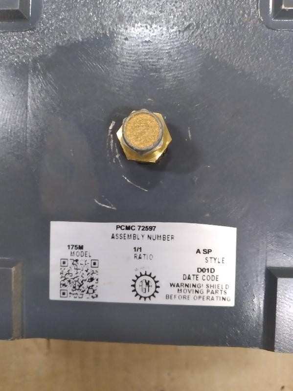 Paper Converting Machine 72597 Right Angle Gearbox 1:1 Ratio