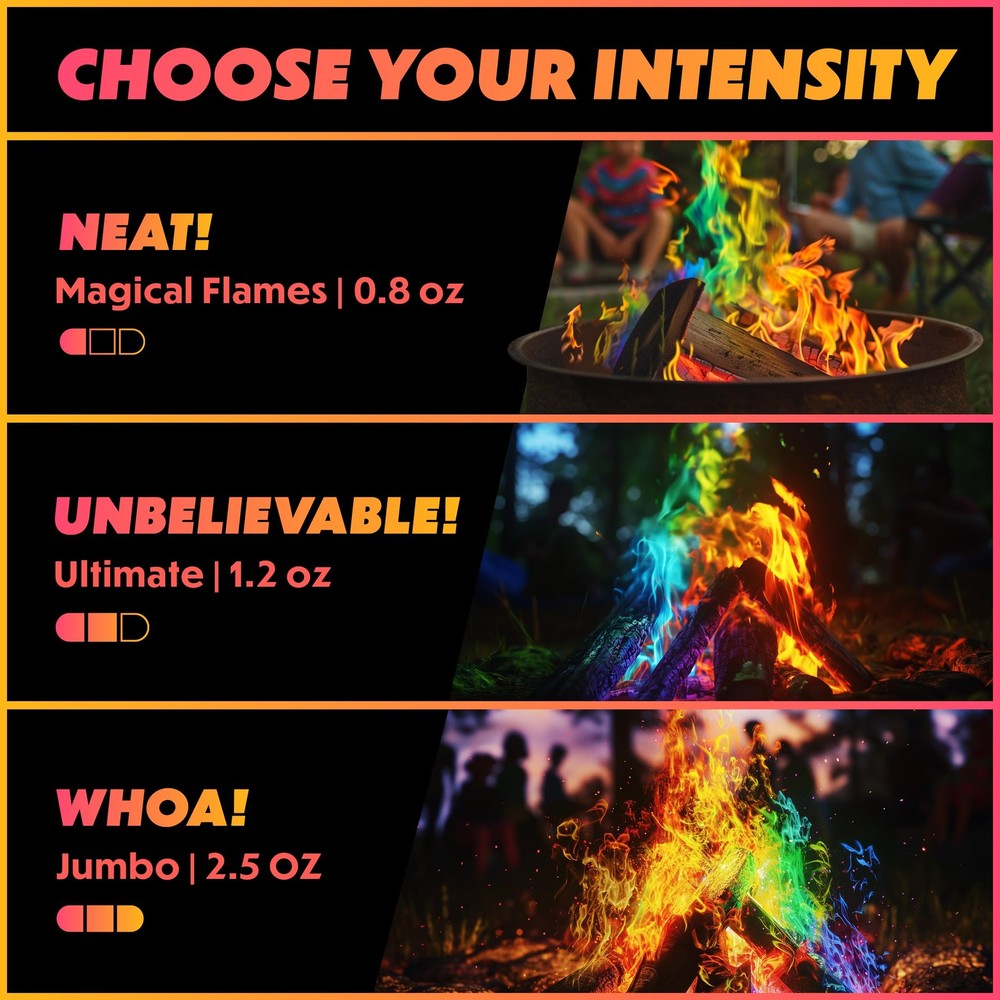 Magical Flames Fire Color Packets (50 Original 50-pack, 50-pack