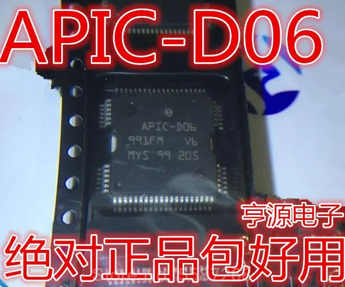 5pcs New APIC-D06 APIC D06 Computer Injector Control Driver Module Chip IC QFP64