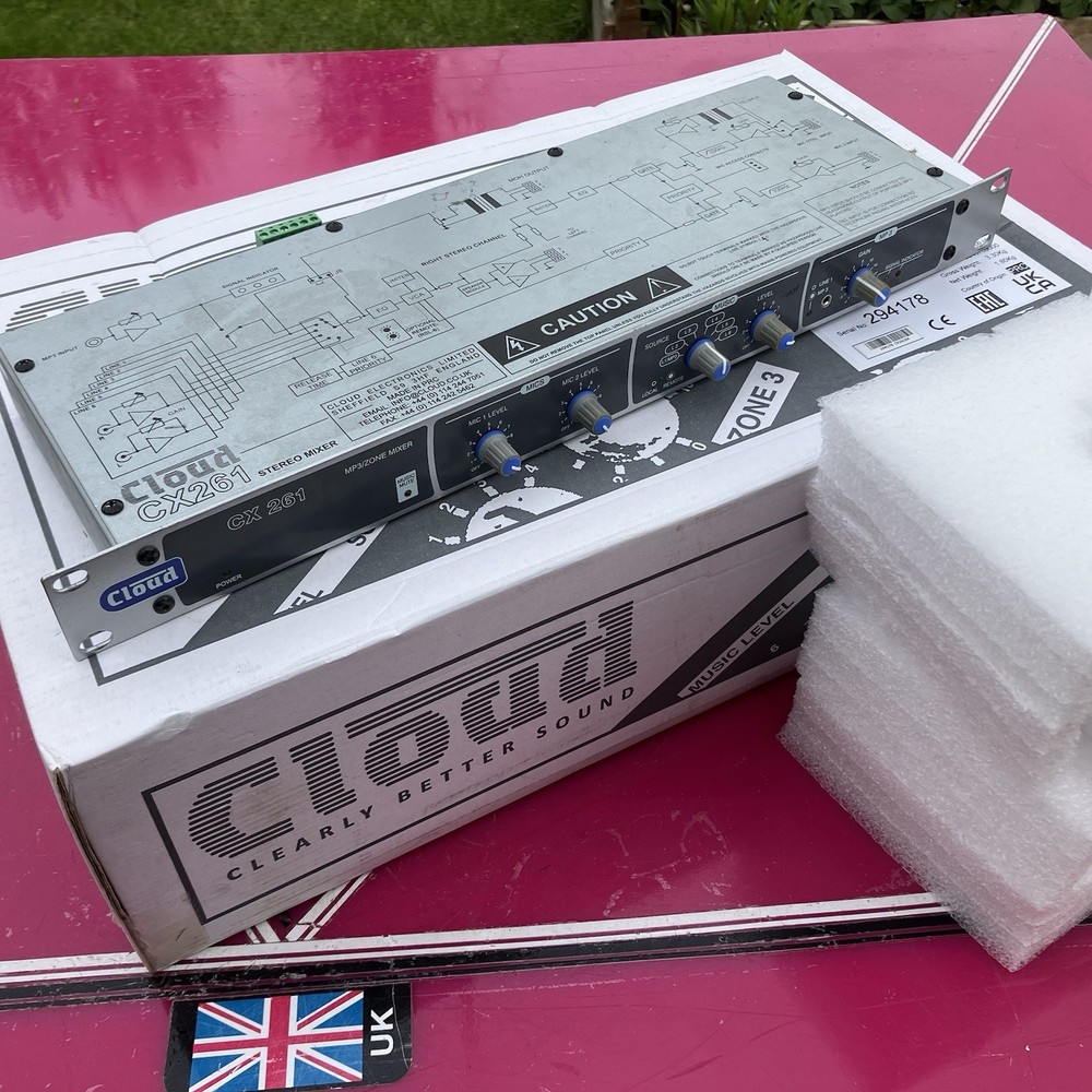CLOUD CX261 MP3 single zone audio mixer (used)