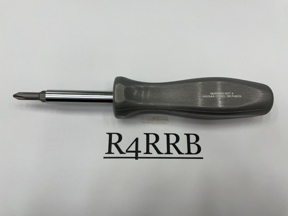 Snap-on Tools DARK TITANIUM Hard Grip Reversible Blade Screwdriver Set SDDD41DT