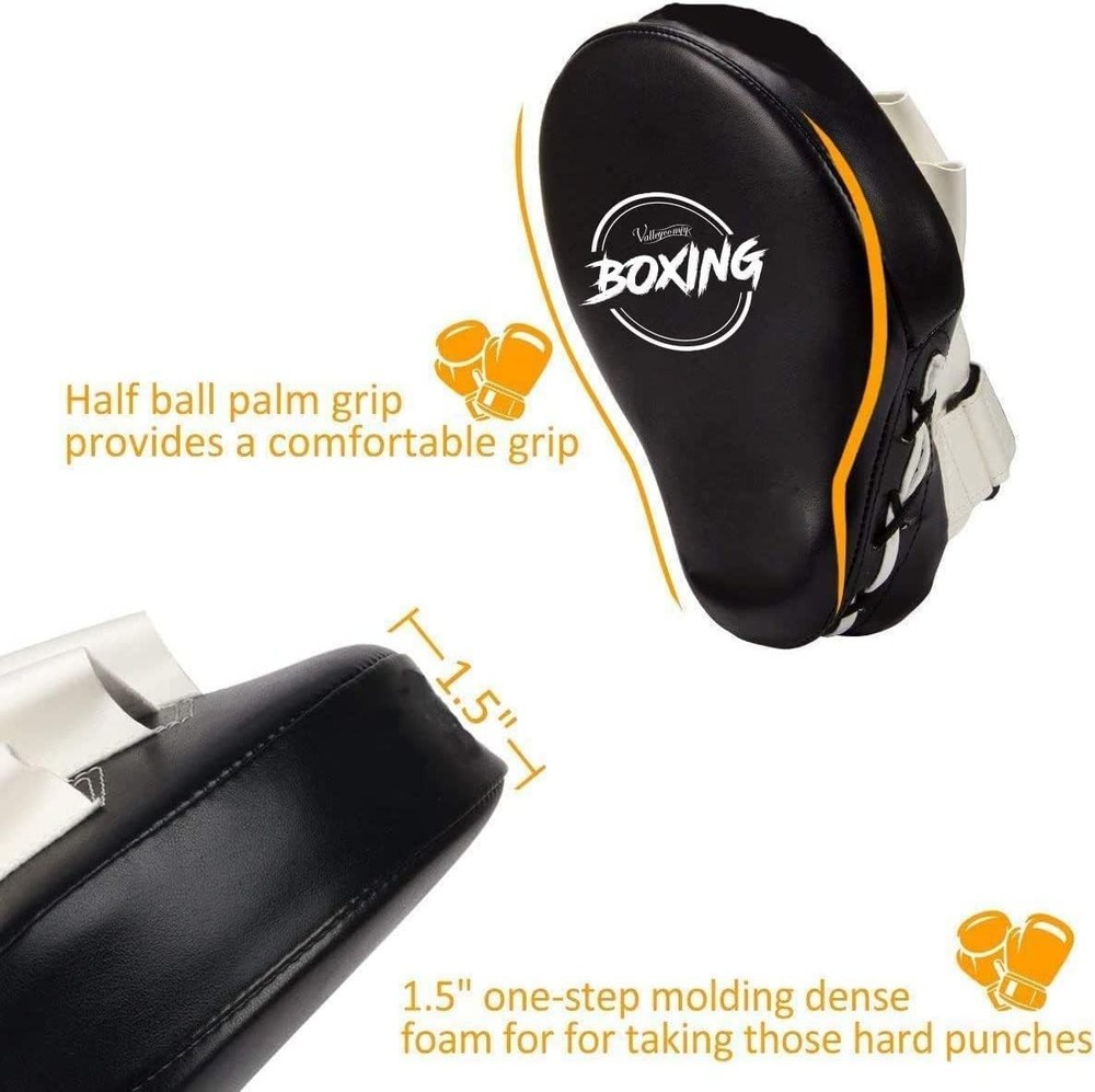 Lightweight Adjustable Punching Mitts with Durable Foam Padding for Fighters