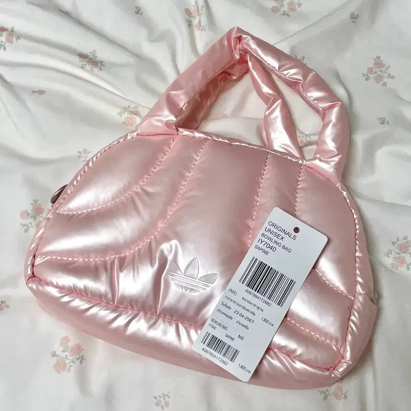 Adidas Mini Bowling Bag Metallic Sandy Pink