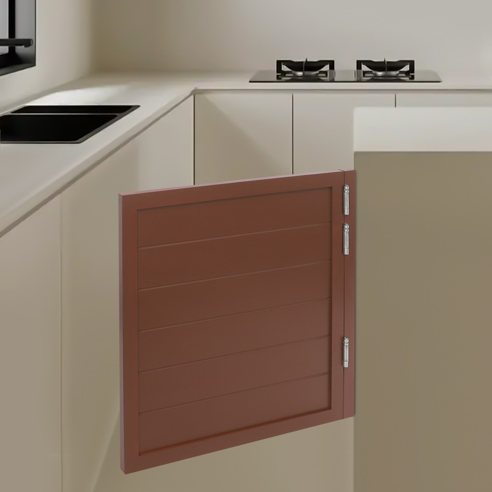 Partition Half Door for Doorways w/ Doorpost & Hinges Set Multi-functional Usage