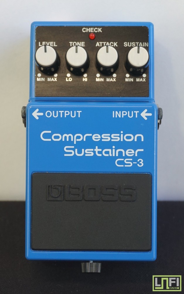 Boss CS-3 2000's Blue Compression Sustainer Guitar Effects Pedal - MIT