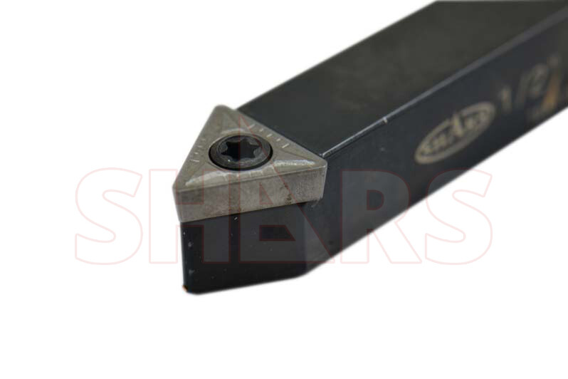 SHARS 5PC 1/2" INDEXABLE TURNING TOOL BIT + INSERTS + CERTIFICATE Save $30.00 ^]