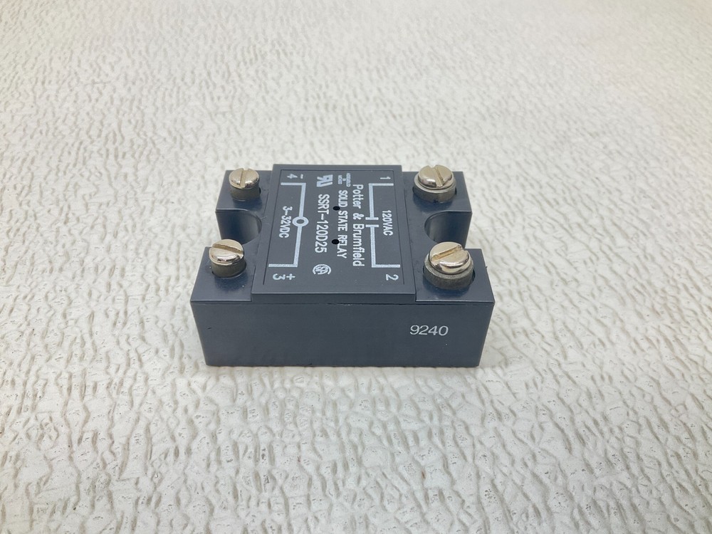 Potter & Brumfield SSRT-120D25 Solid State Relay 3-32 VDC SSRT120D25 (TB)