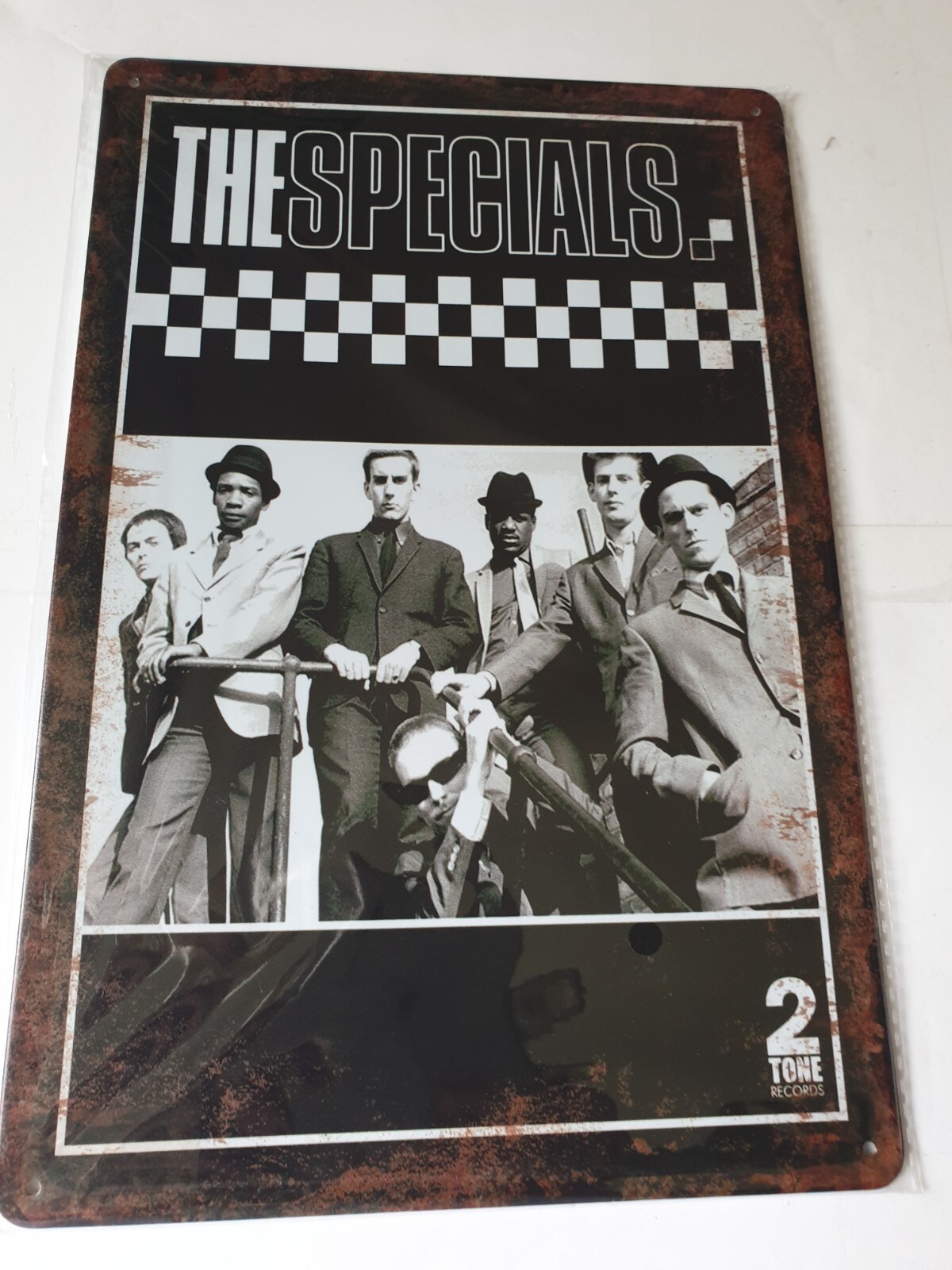 The Specials Black & White Metal Sign Plaque Ska/Mods poster Retro FREE P&P