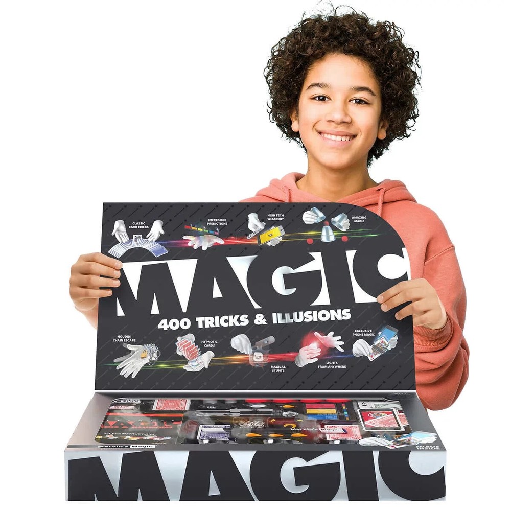 MARVIN'S MAGIC ULTIMATE 400 MAGIC TRICKS & ILLUSIONS *DISTRESSED PKG