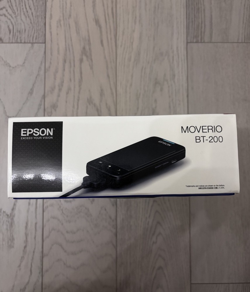 Epson Moverio BT-200 Smart AR Headset Glasses CIB Augmented Reality