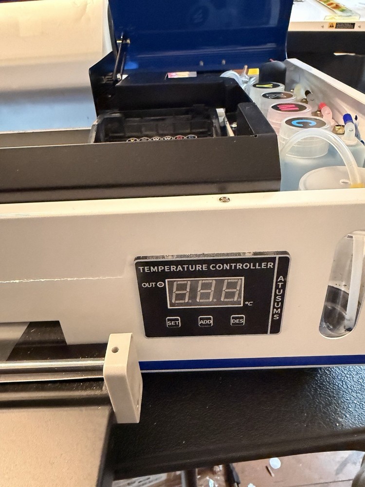 PUNEHOD DTF Printer with Roll Feed and Temperature Controller includes DTF oven