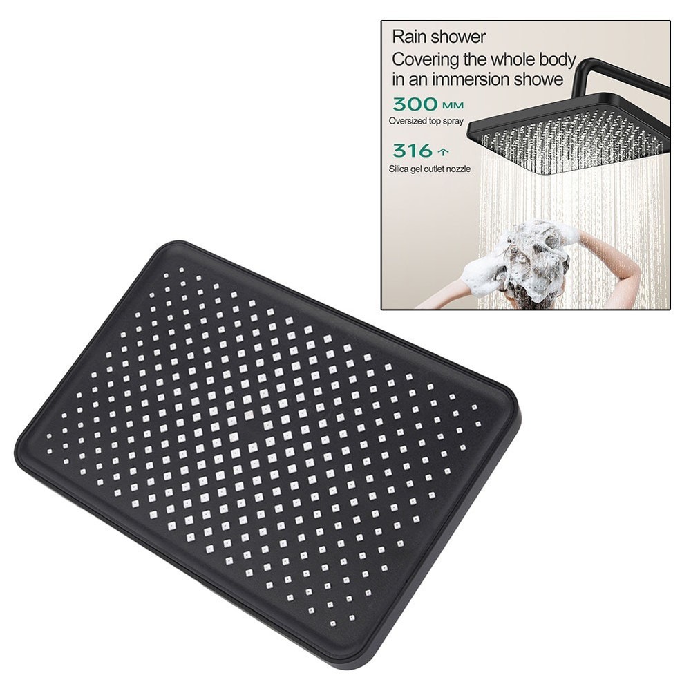 High Pressure Ceiling Mounted Shower Head 320mm Large Panel Easy Installation