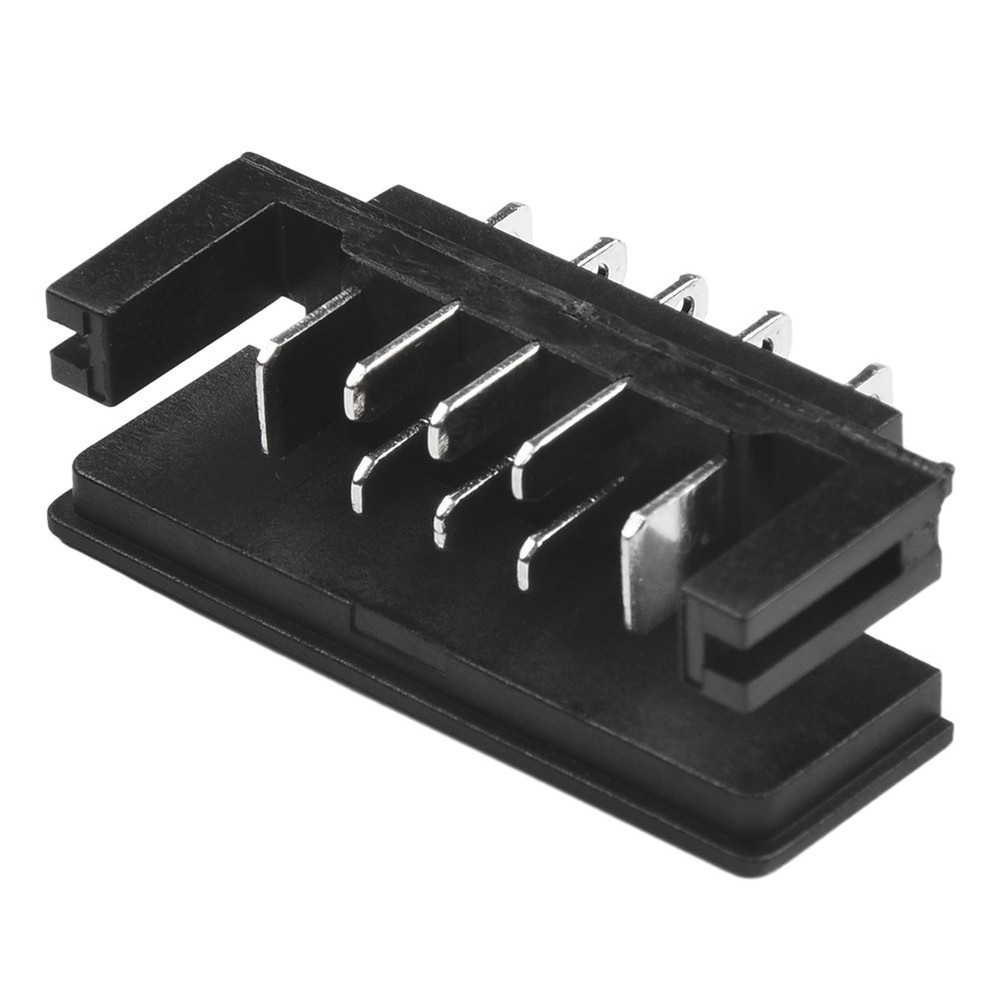 Bracket Connector Connector Terminal 2pcs Adapter Black Plastic Silver
