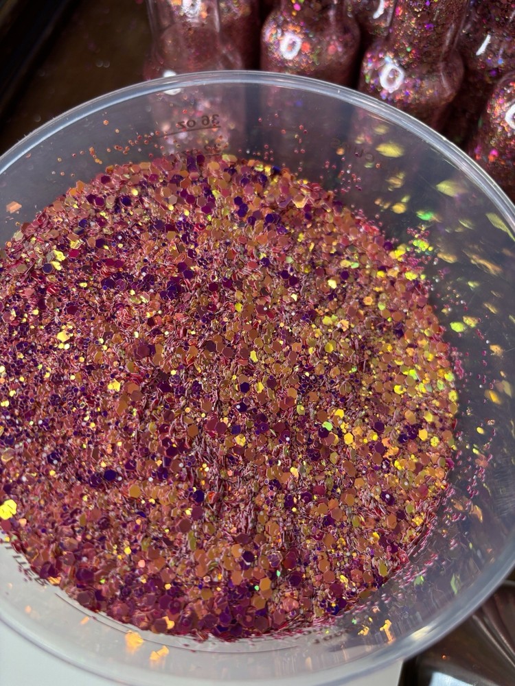 3.3 Oz Princess Chunky Glitter Bottle