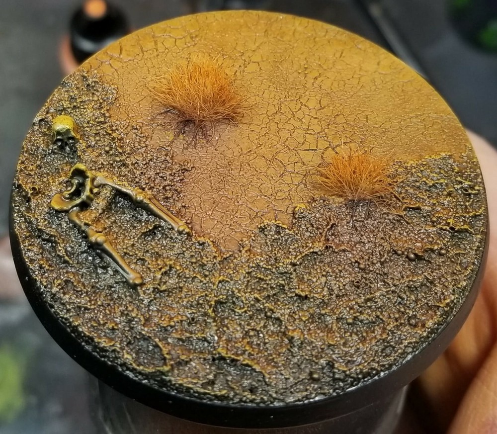 Warhammer 40k Elrik's Hobbies Terrain Scorched Earth 60mm B base