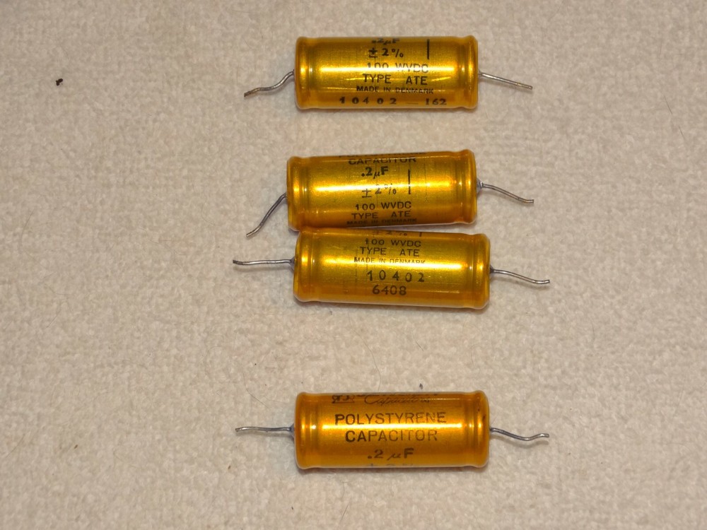 1 x Jensen Capacitor Pull .2 uF 100wvdc (4 Available)
