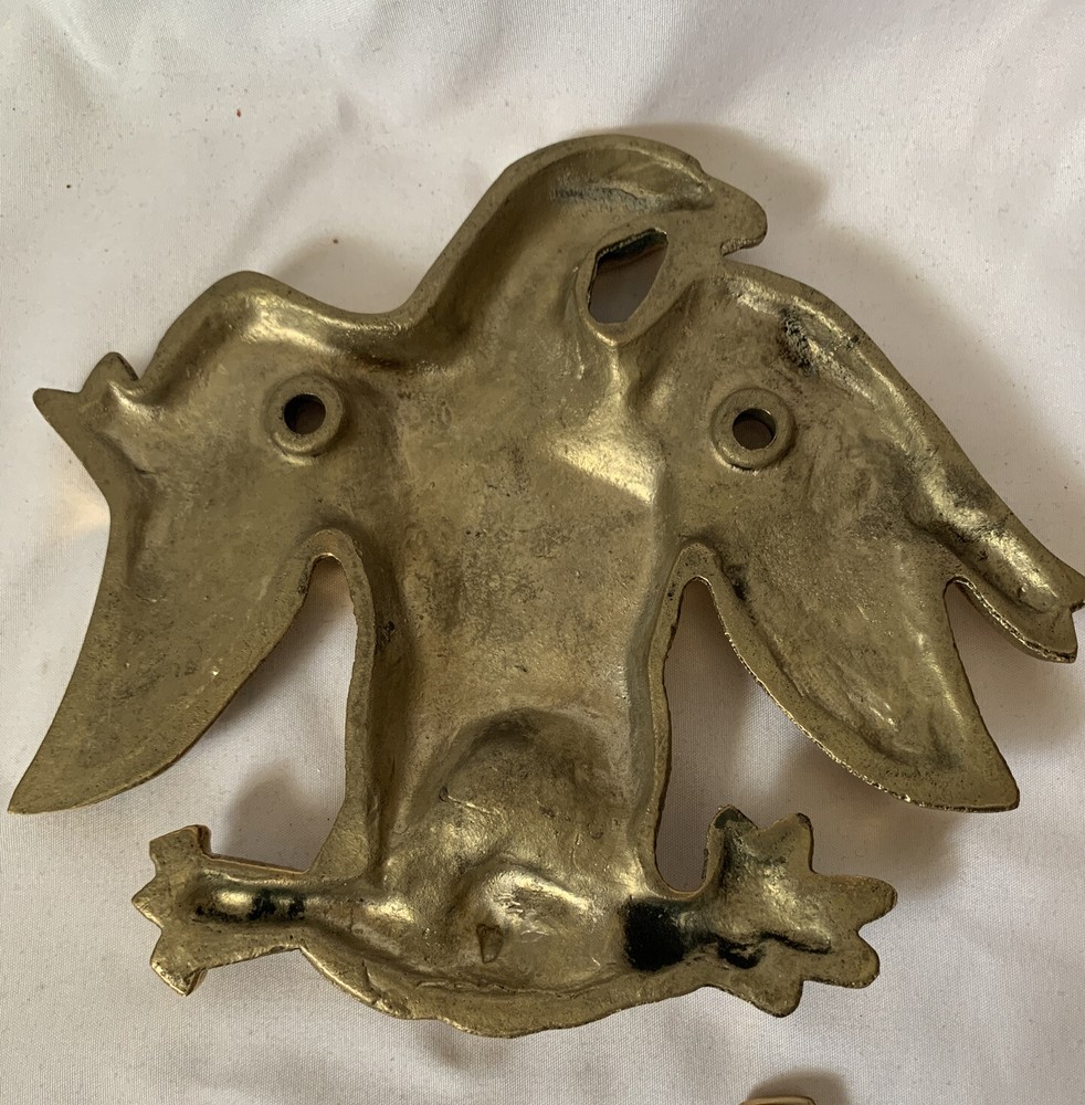 Vintage Solid Brass Eagle Door Knocker