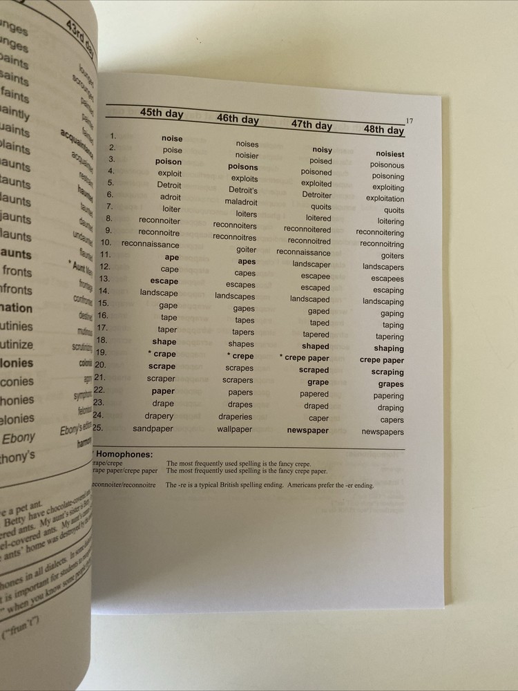 Sequential Spelling 5, Wave 3 Learning, Spelling Book